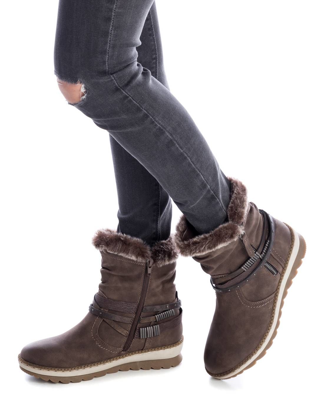 Botin Berth Marron Refresh | Xti Colombia